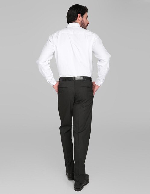 Pantalón Vestir Sin Pinzas Classic Fit - YALE
