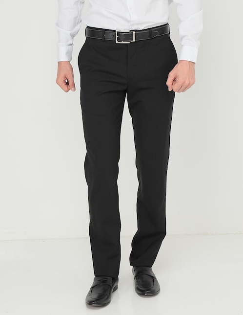 Pantalón de vestir slim de lana para hombre 1