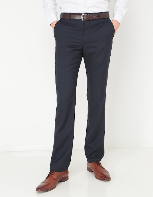 Pantalón de vestir business casual slim para hombre 1