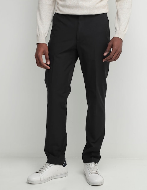 Hombre Haggar Pantalón Casual De Alta Calidad Para Hombre, Sin Planchado, Corte Recto Y Ajuste Delgado, Frente Plano, Color Arena, 33W X 34L, Caqui, 36W X 38L Pantalones Haggar