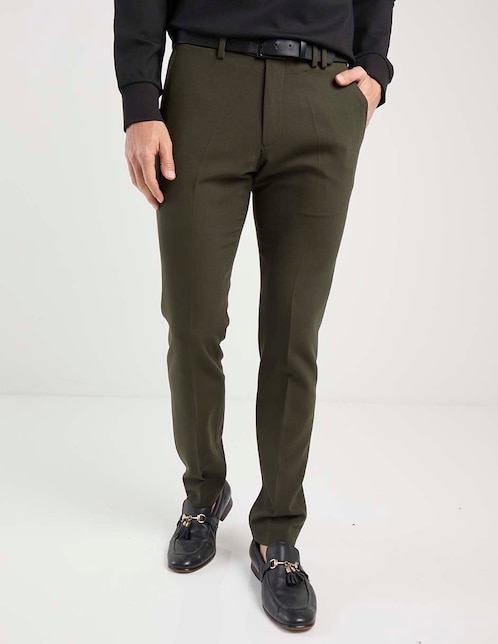 Pantalón de vestir slim para hombre 1