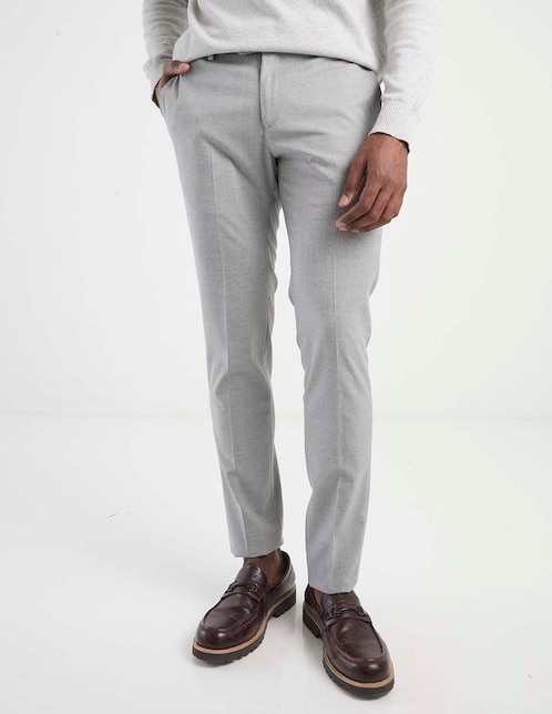 Pantalón de vestir slim para hombre 1