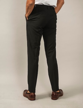 Pantalón de vestir slim Puroego de algodón para hombre