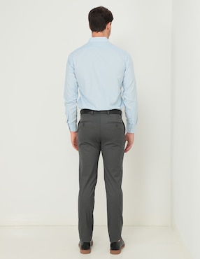 Pantalón de vestir business casual recto Perry Ellis para hombre