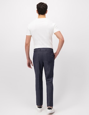 Pantalón de vestir slim Calderoni de lana para hombre