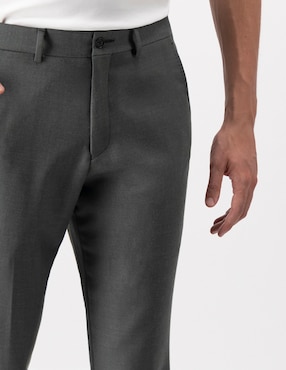 Pantalón de vestir casual slim Calderoni de lana para hombre