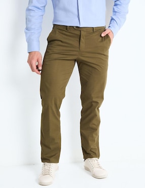 Pantalón De Vestir Straight Elemento Uomo De Algodón Para Hombre