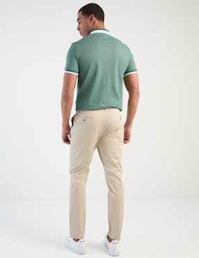 Pantalón de vestir chino recto Spagnolo de algodón para hombre