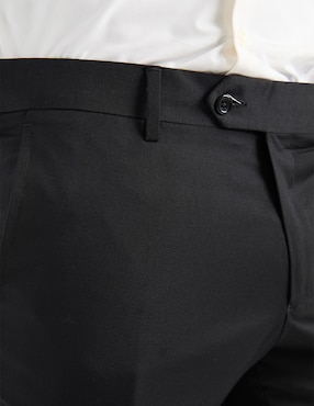 Pantalón de vestir slim Perry Ellis de lana para hombre