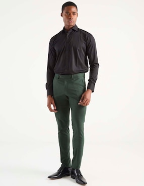 Pantalón de vestir slim Perry Ellis para hombre
