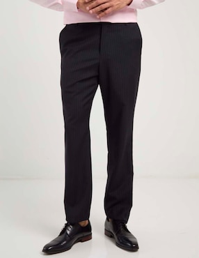 Pantalón casual de vestir regular Jbe de lana para hombre