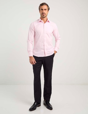 Pantalón casual de vestir regular Jbe de lana para hombre