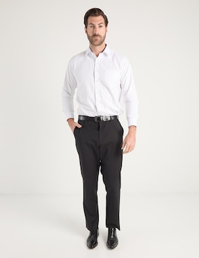 Pantalón de vestir recto Jbe de lana para hombre