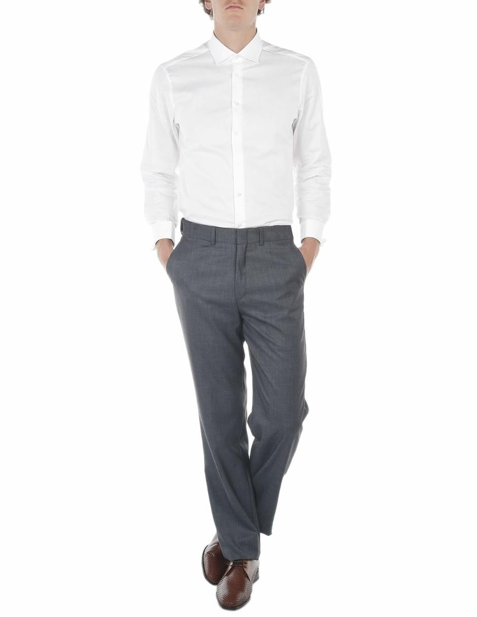 Pantalón de vestir regular para hombre 5