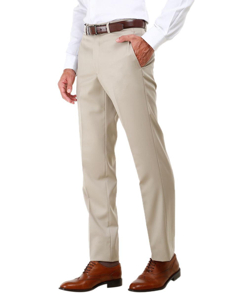 Pantalón de vestir Nautica corte regular fit lana beige en Liverpool