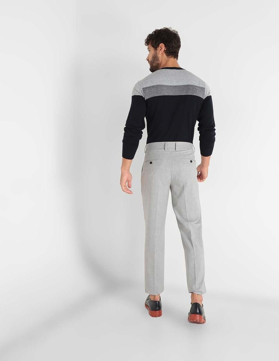 PANTALON VESTIR HAG, 29-32, GRIS MEDIO