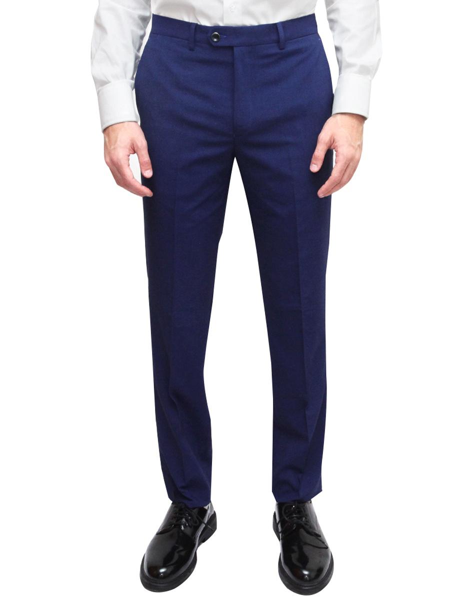 Pantalón de vestir Calvin Klein corte regular azul en Liverpool