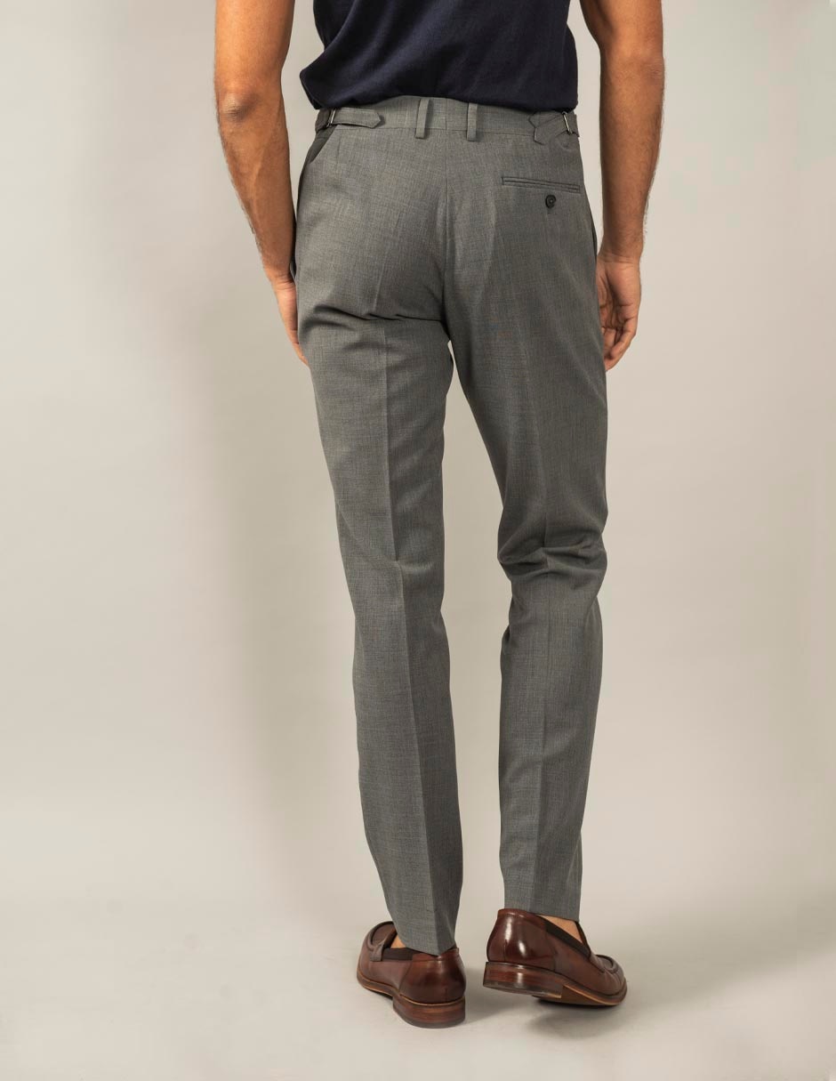 Pantalón de vestir slim de algodón para hombre 3