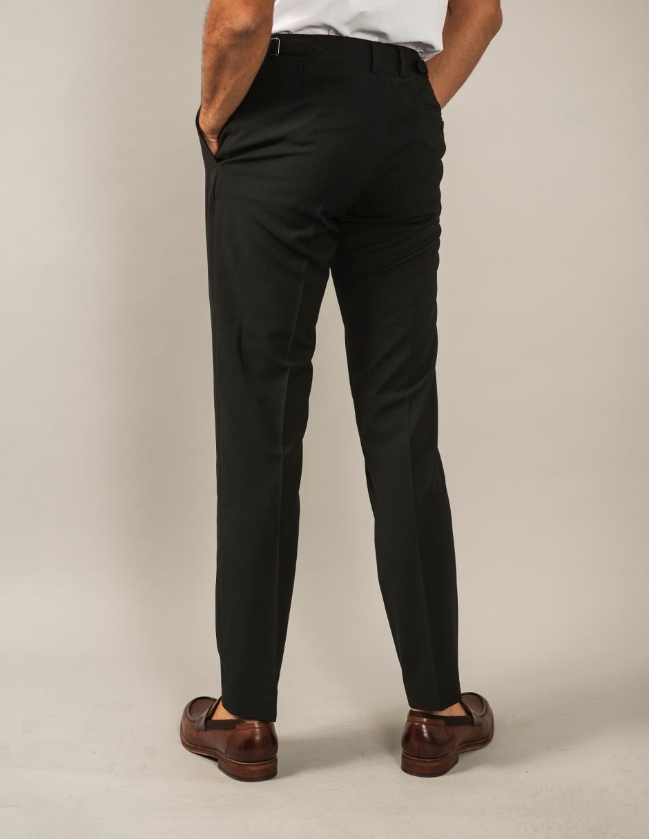 Pantalón de vestir slim de algodón para hombre 4