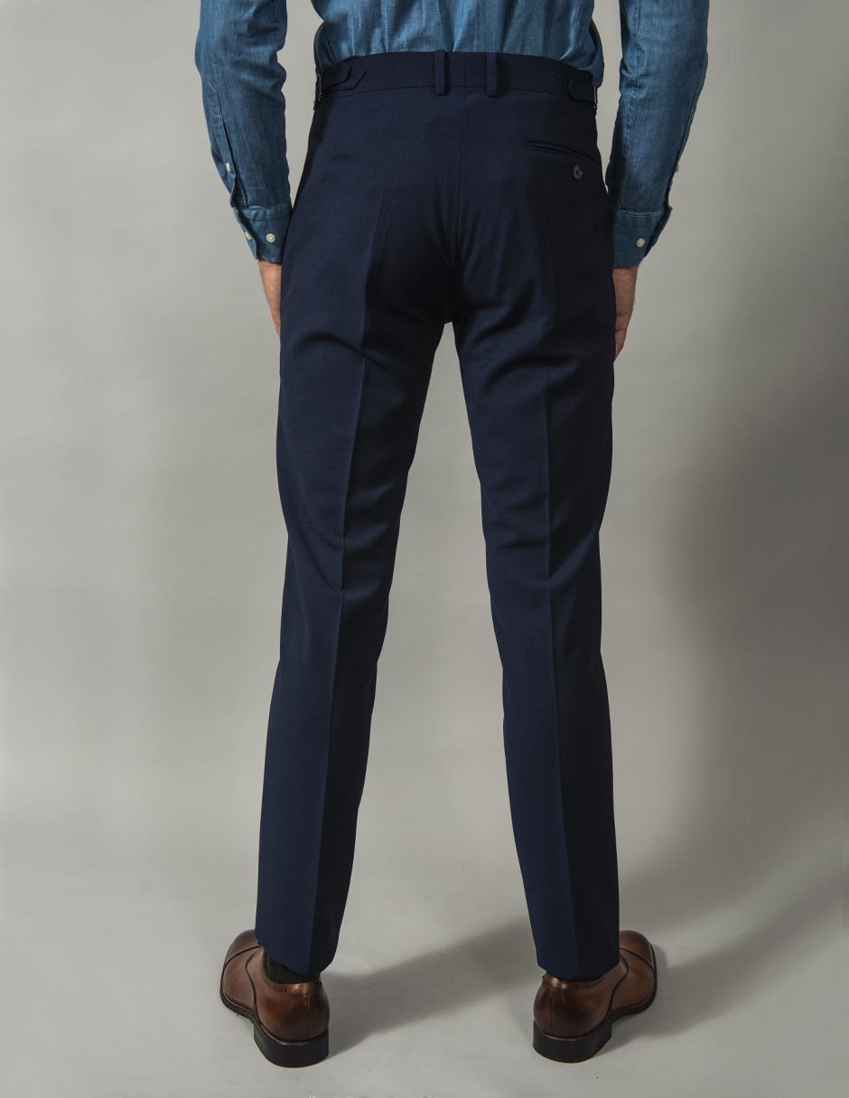 Pantalón de vestir slim de algodón para hombre 2