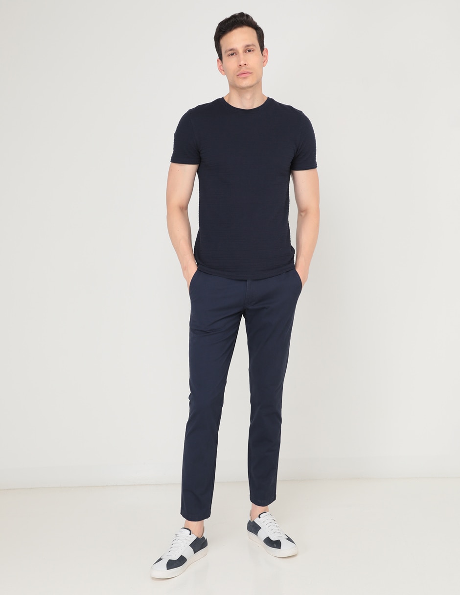 Pantalón chino slim de algodón para hombre 3