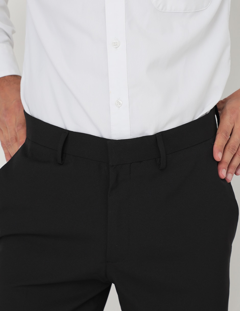 Pantalón de vestir recto para hombre 4
