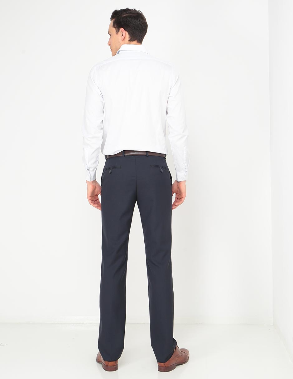 Pantalón de vestir business casual slim para hombre 2