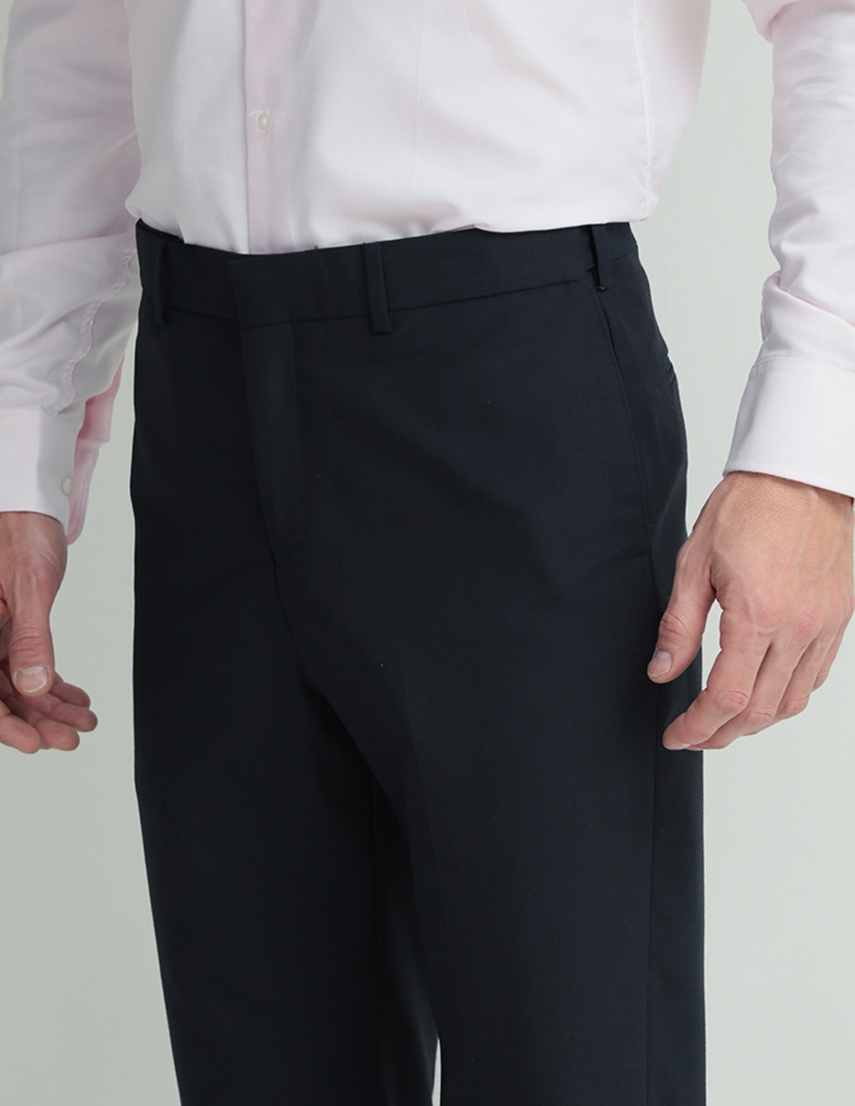 PANTALON VESTIR JB, 34-34, AZUL MARINO
