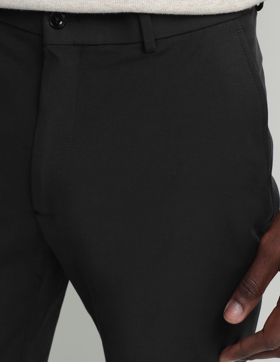 Pantalón de vestir recto para hombre 4