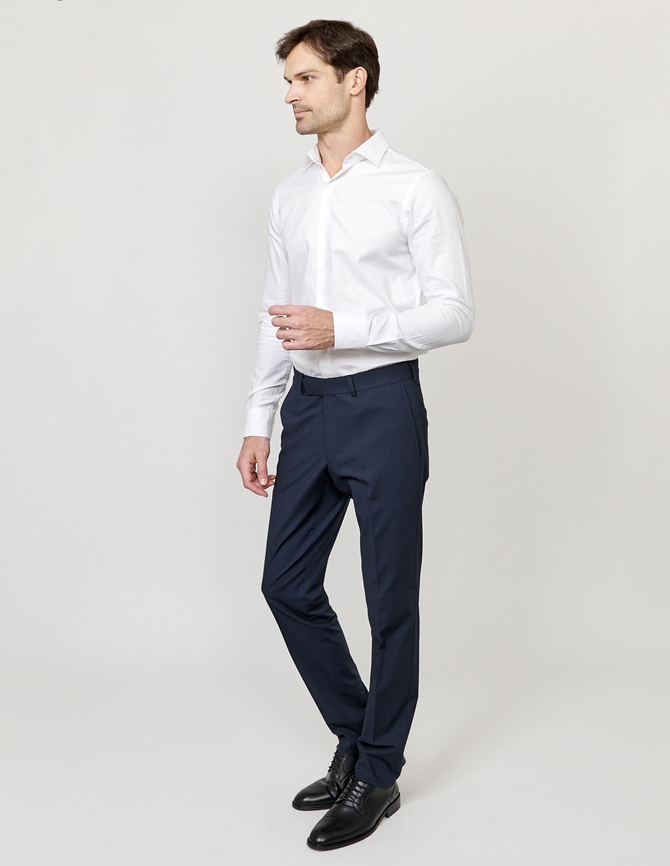 Pantalón de vestir recto para hombre 2