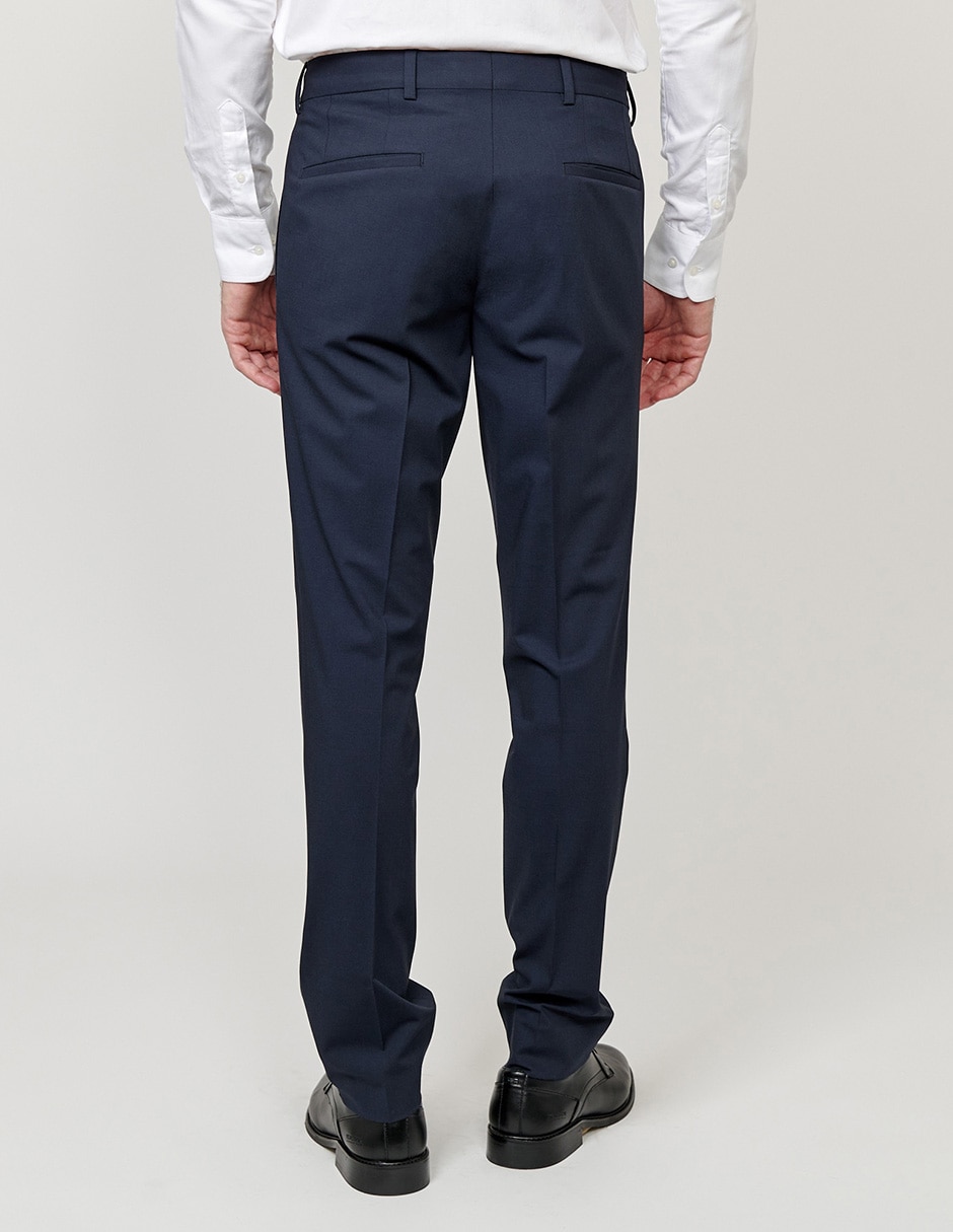 Pantalón de vestir recto para hombre 4
