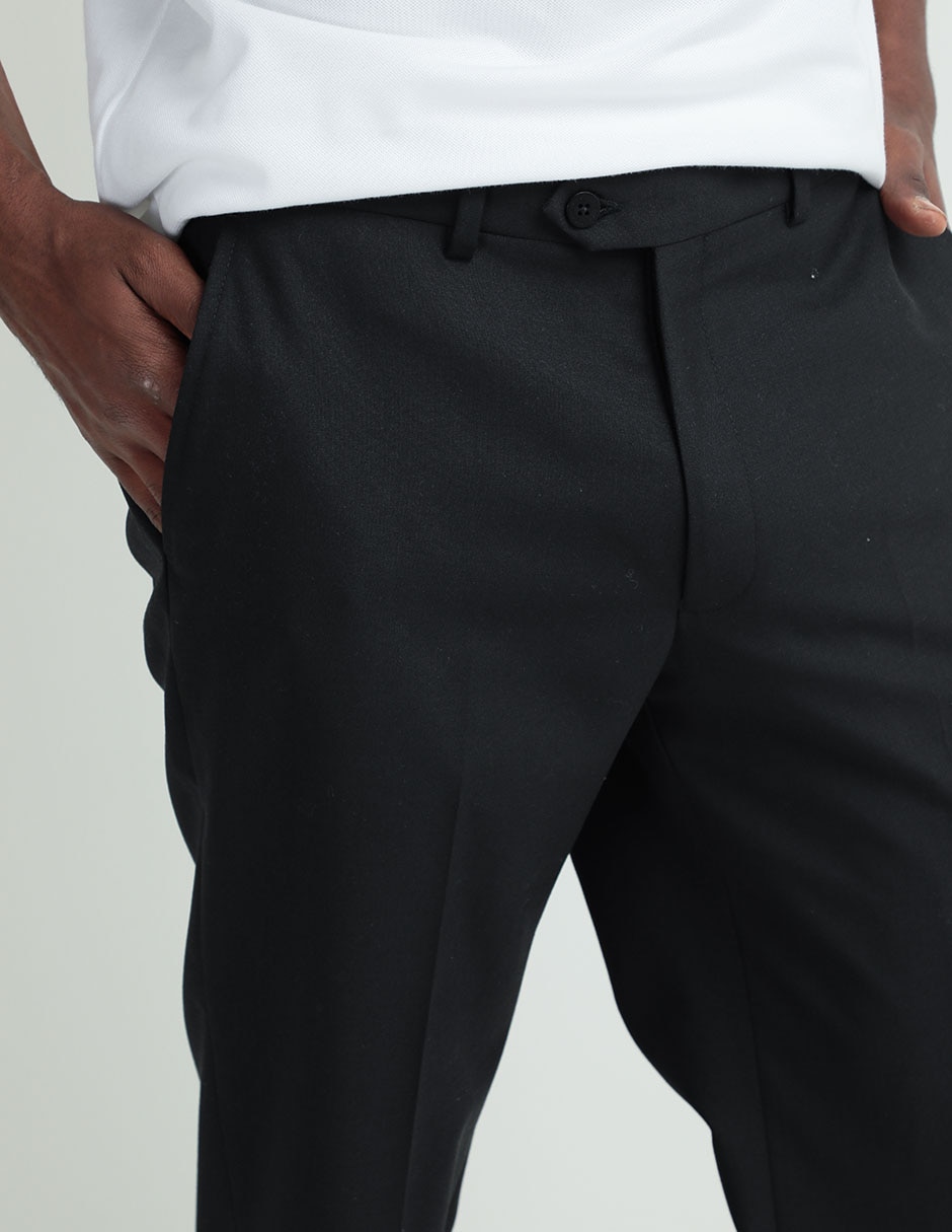 Pantalón de vestir business casual slim para hombre 4