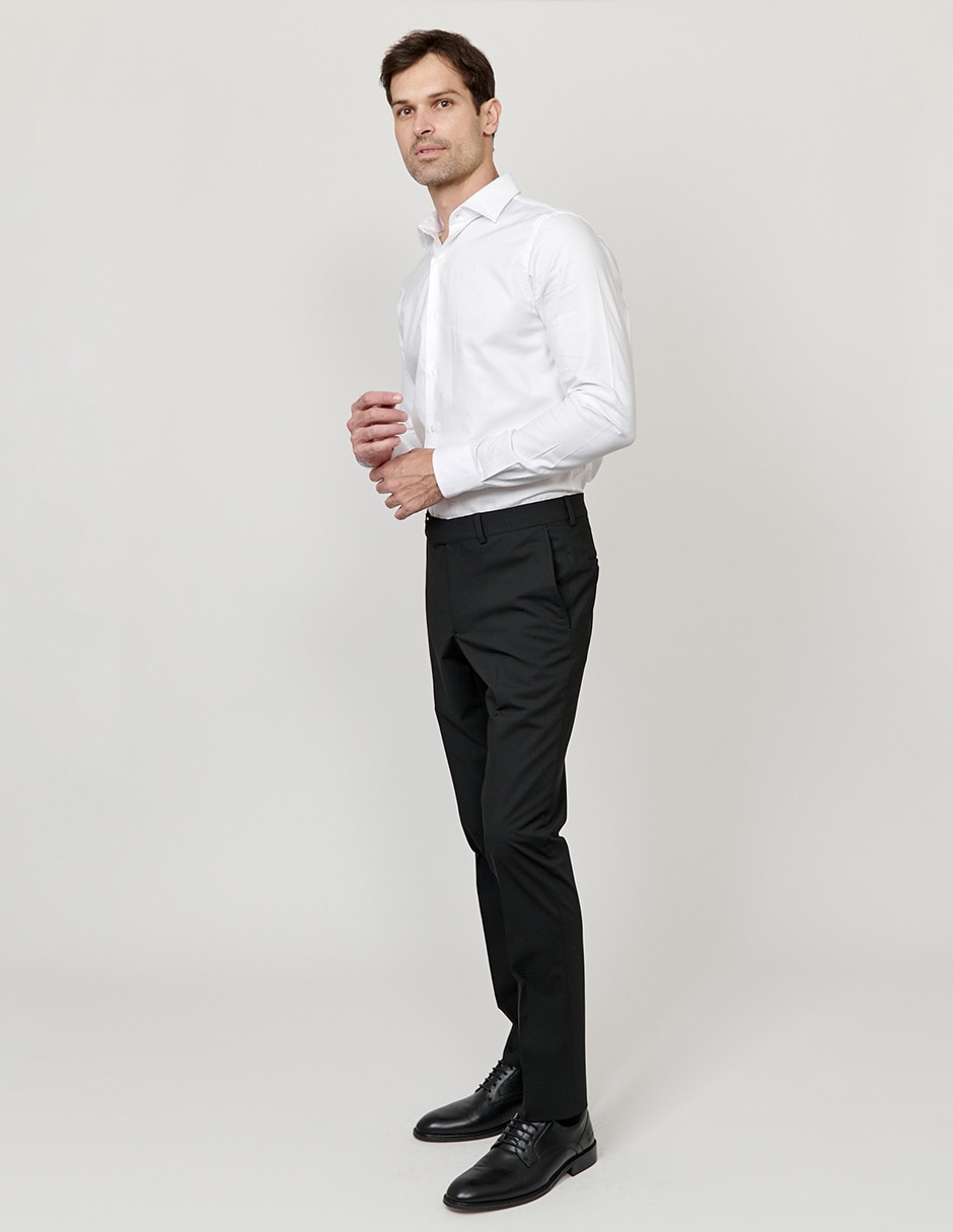 Pantalón de vestir recto para hombre 2