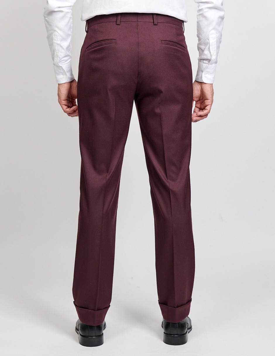 Pantalón de vestir straight para hombre 4