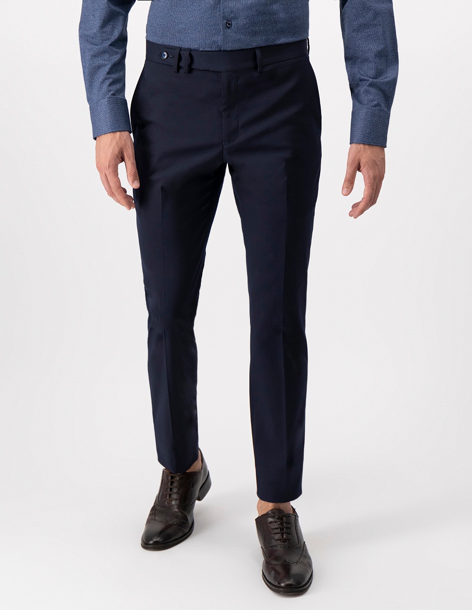 Lana Pantalon De Vestir Hombre Skinny WOLF&HANK Pantalón De Sastre