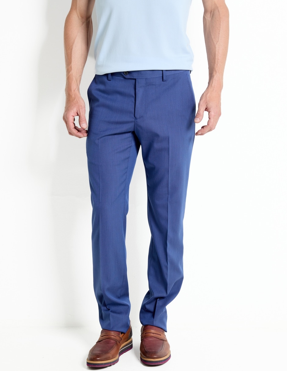 Pantalón de vestir regular para hombre