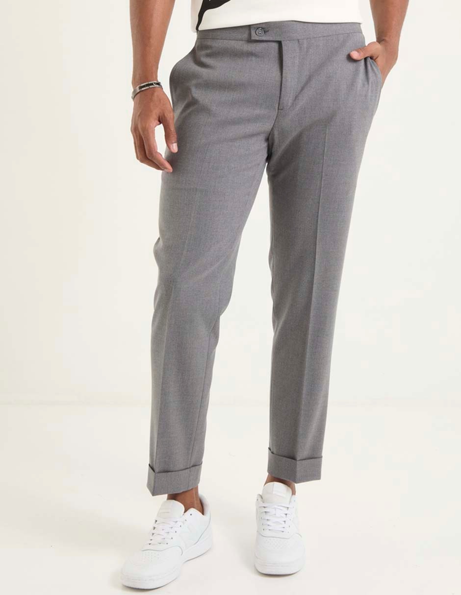 Pantalón de vestir straight para hombre
