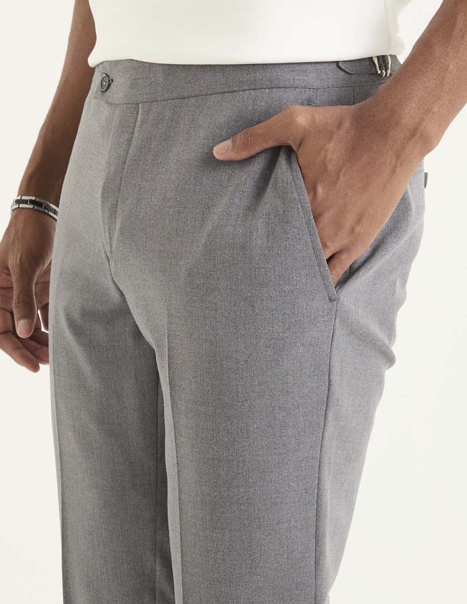 Pantalón de vestir straight para hombre 4