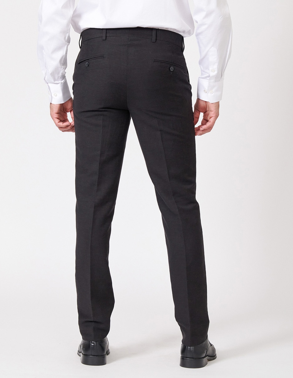 Pantalón de vestir regular de lino para hombre 4