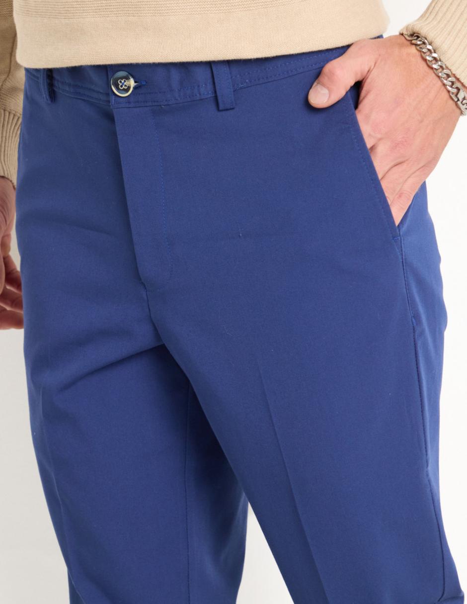 Pantalón de vestir slim de algodón para hombre 4