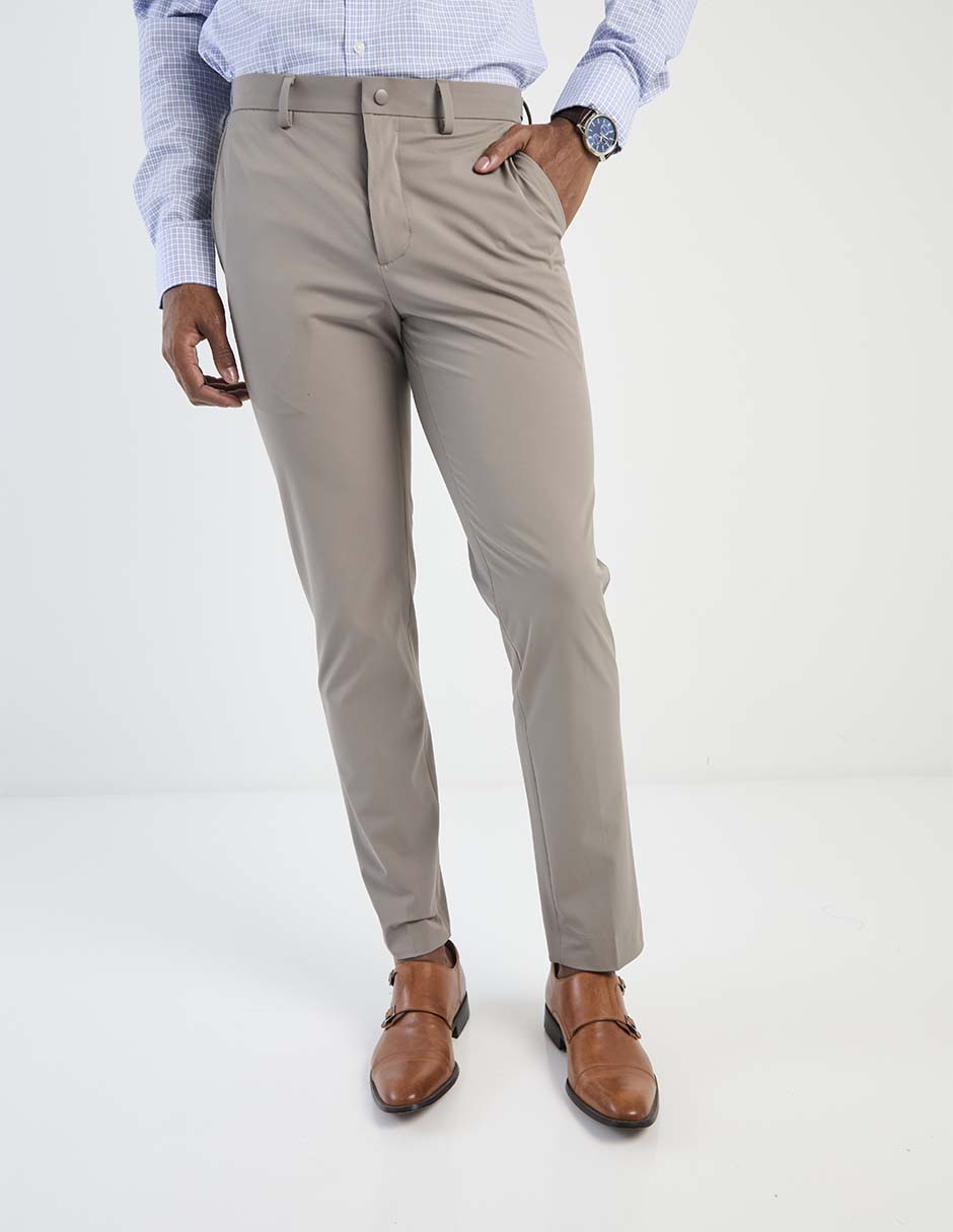 Pantalón business casual slim para hombre