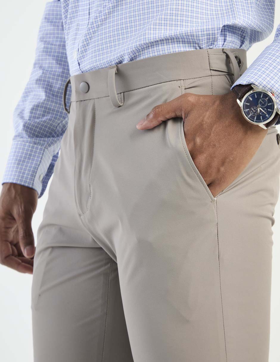 Pantalón business casual slim para hombre 4