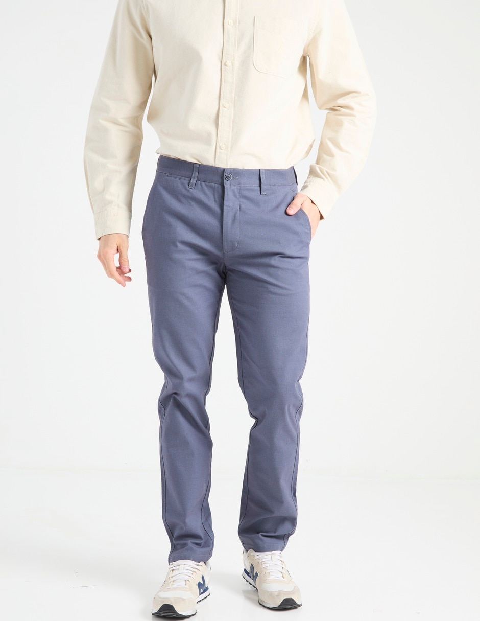 Pantalón business casual de vestir slim de algodón para hombre Pantalón business casual de vestir slim de algodón para hombre