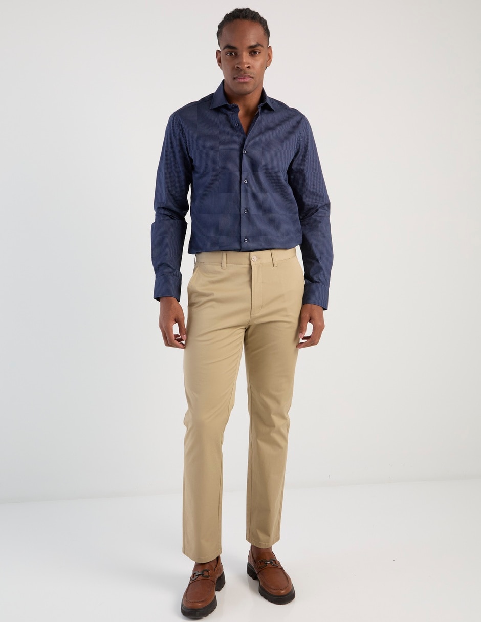 Pantalón recto de algodón para hombre 3