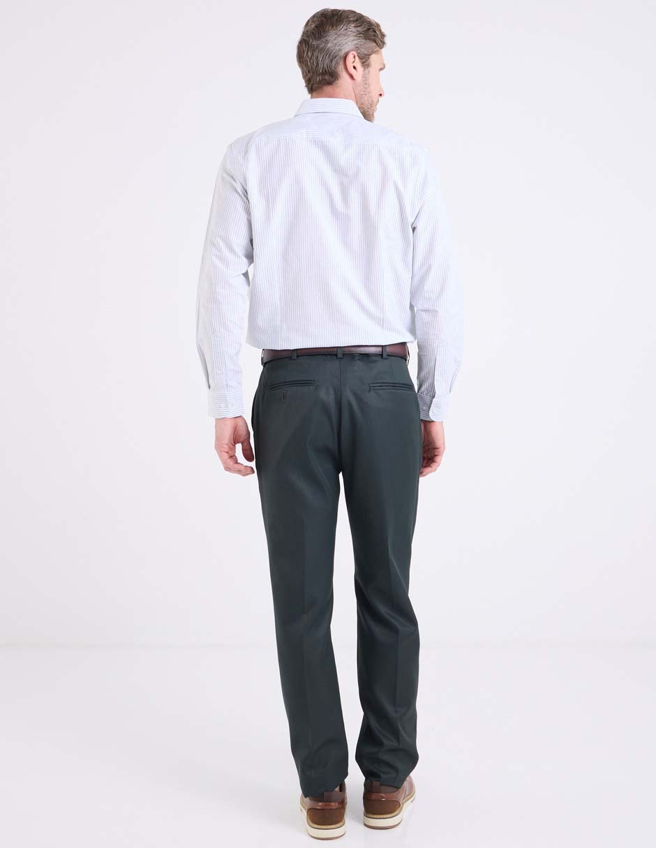 Pantalón de vestir regular para hombre 2