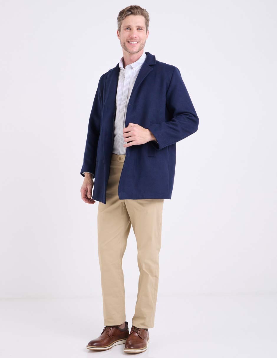 Pantalón de vestir regular de algodón para hombre 6