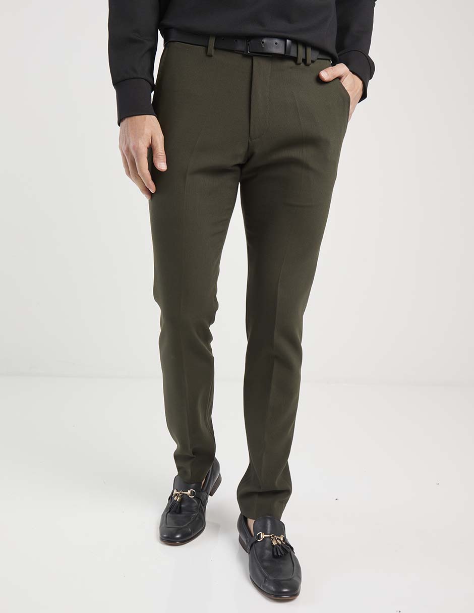 Pantalón de vestir slim para hombre Pantalón de vestir slim para hombre