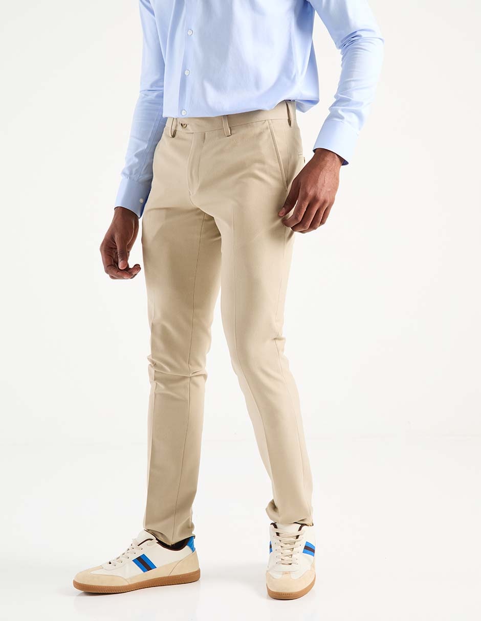 Pantalón de vestir slim para hombre Pantalón de vestir slim para hombre