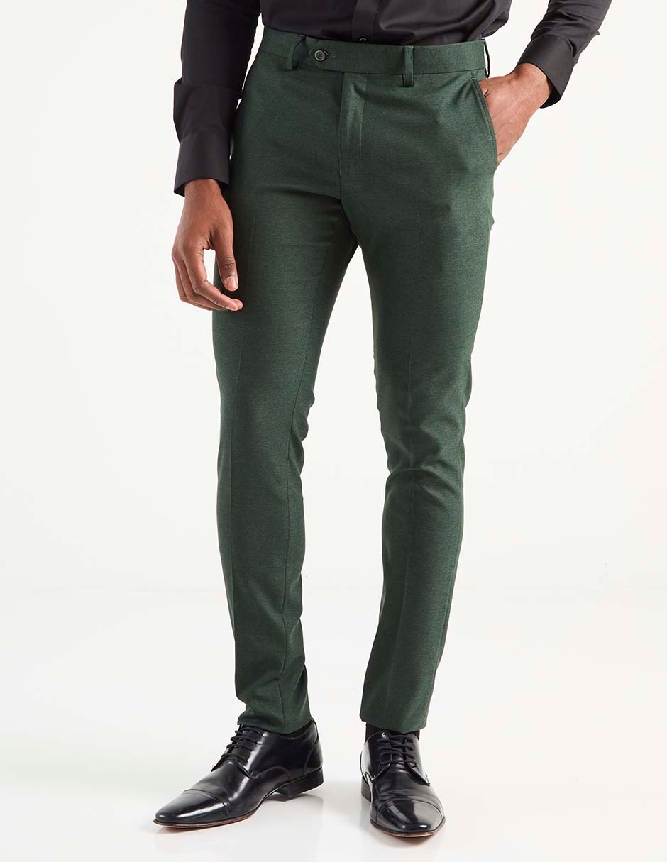 Pantalón de vestir slim para hombre