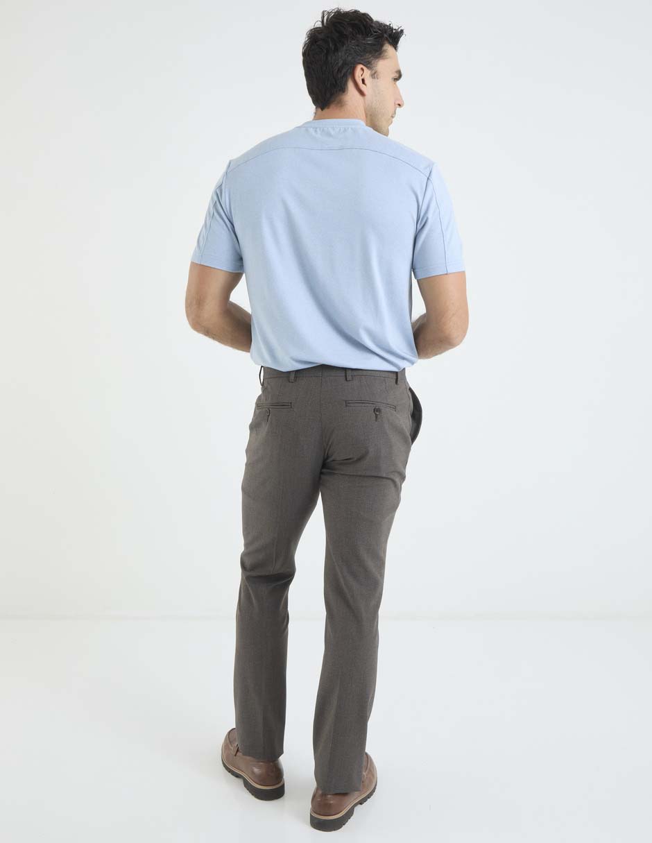 Pantalón de vestir regular de para hombre 2